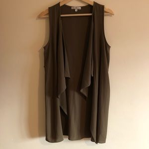 [moa moa] drape vest